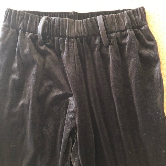 Vintage Black Velvet Pants - Picture 5 of 6